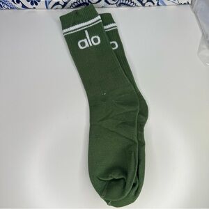 Unisex Half-Crew Throwback Sock new with tags no flaws olive green
